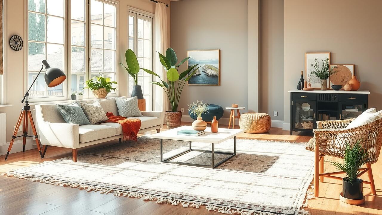 How do you match a rug to decor?